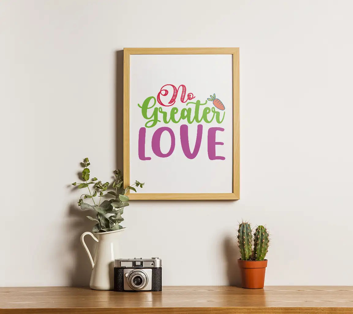 No Greater Love Carrot SVG - Huge Easter Design SVG