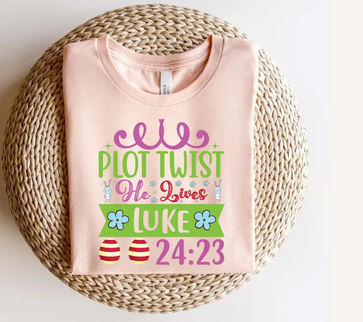 Plot Twist He Lives Luke 2423 SVG - Easter Design SVG