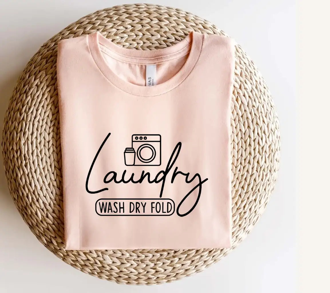  Laundry Wash Dry Fold SVG Design - Farmhouse Style SVG