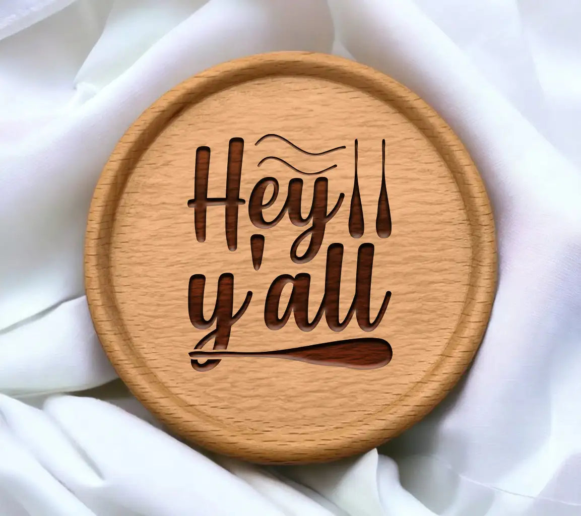 Hey Yall  SVG Sign - Home Decor SVG