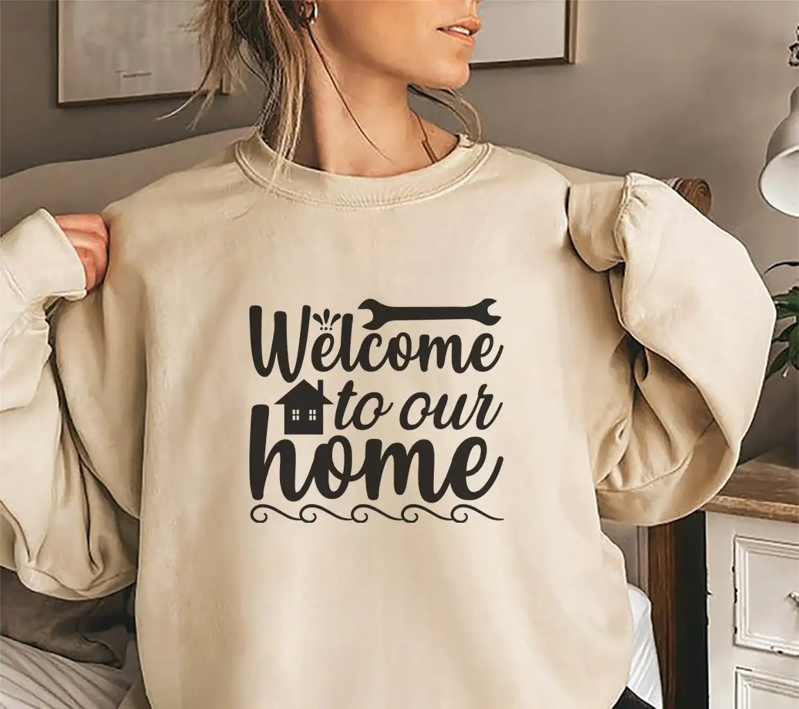 Welcome Home  SVG -  House Sign Design SVG