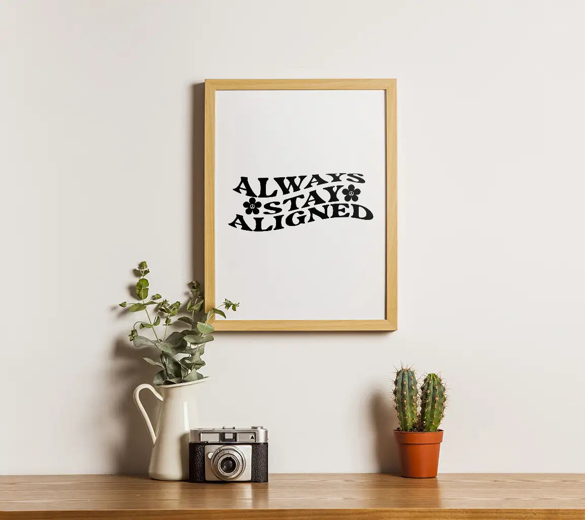  Always Stay Aligned SVG Design - Huge Aesthetic SVG