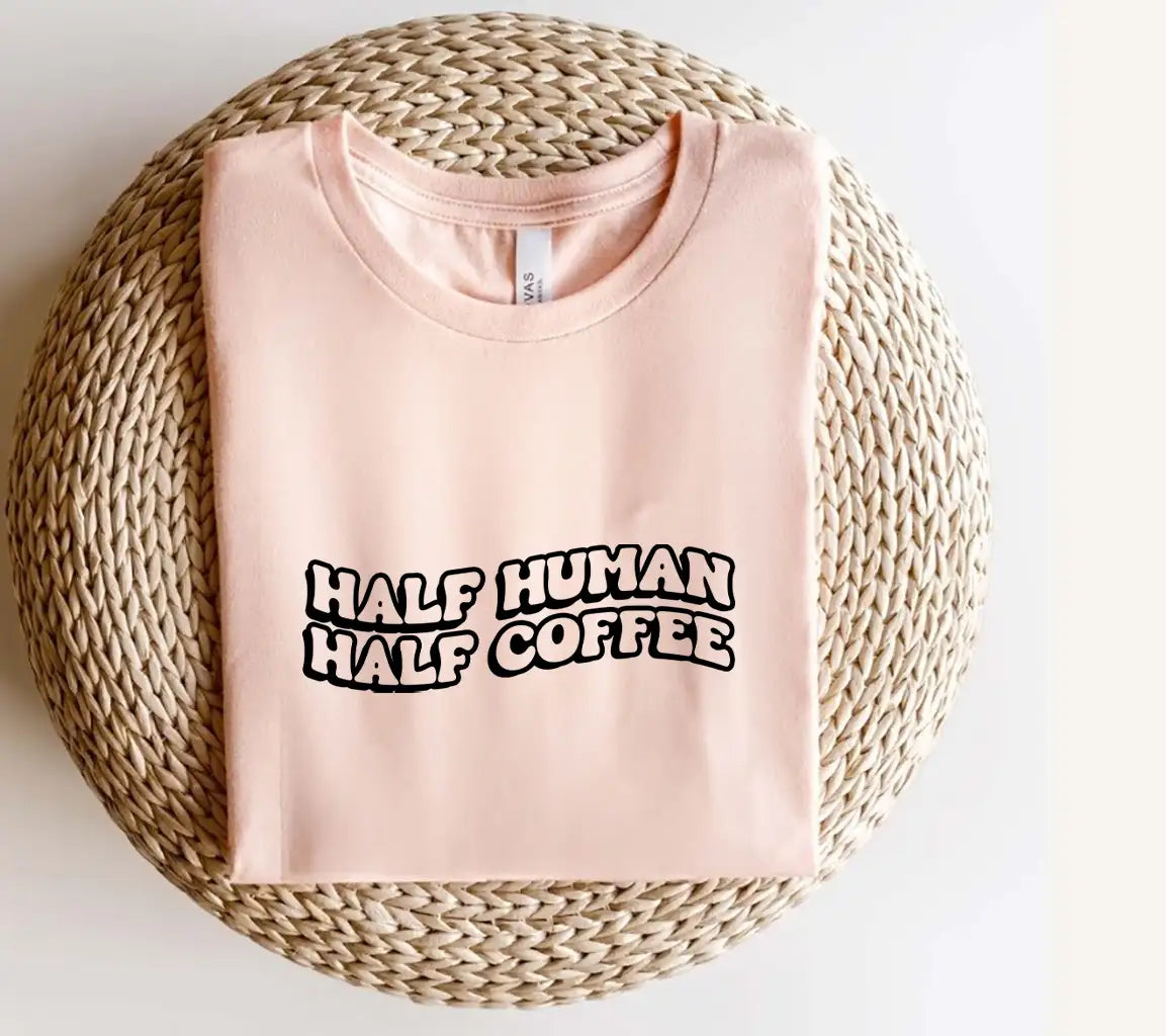  Half Human Half Coffee SVG Design - Huge Aesthetic Design SVG