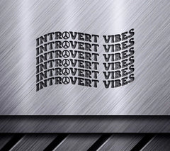 Huge Aesthetic Introvert Vibes SVG - White Background SVG