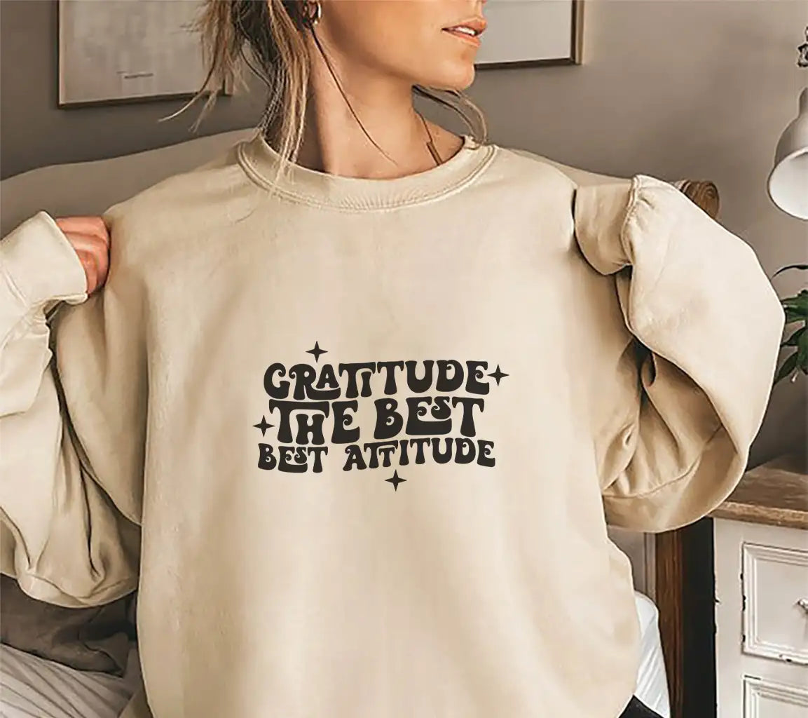 Gratitude Is The Best Attitude -  SVG Design SVG