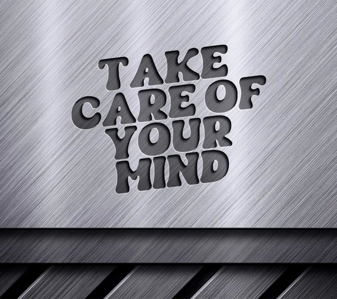  Take Care of Your Mind SVG Design - Huge Aesthetic SVG