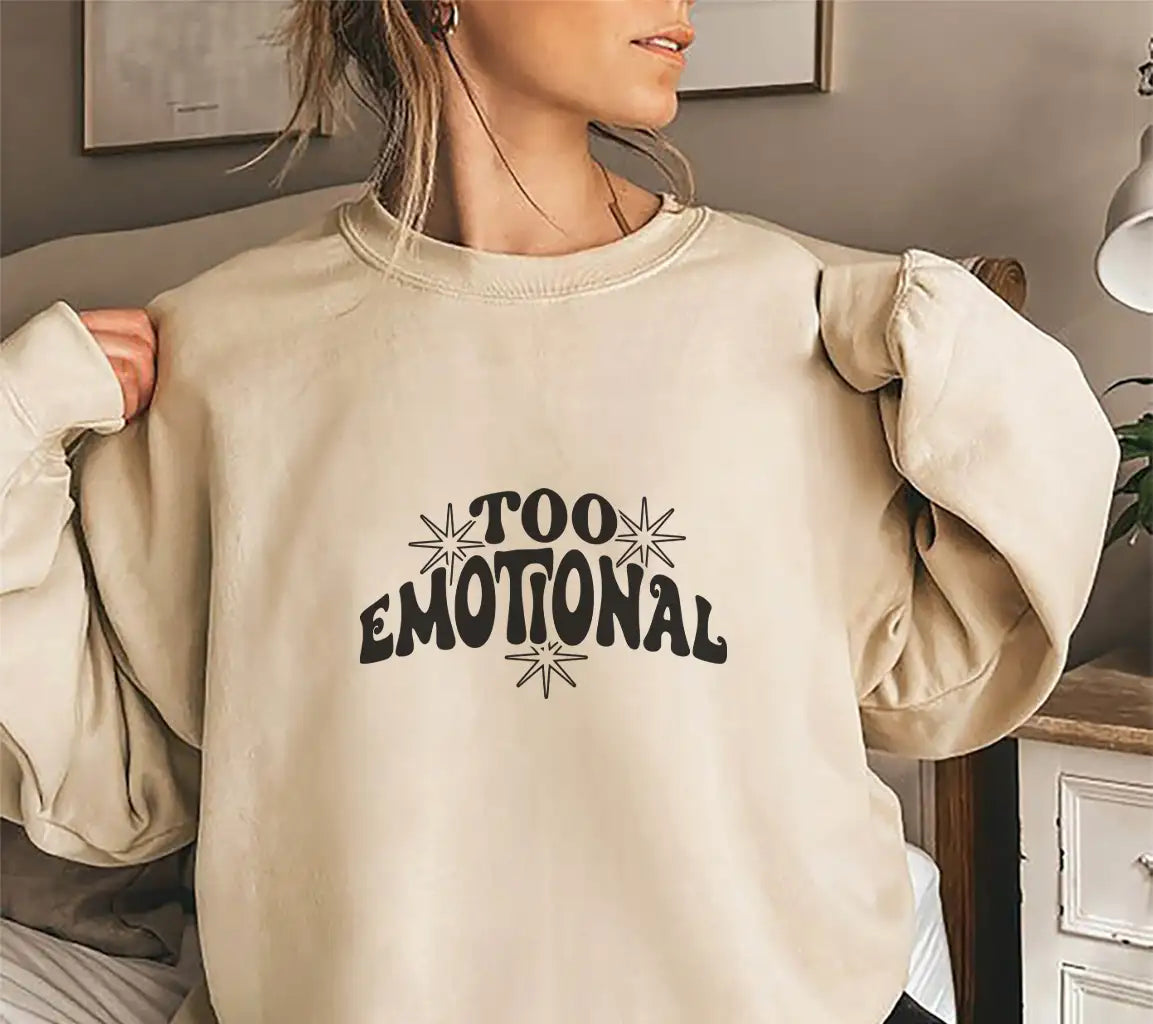  Too Emotional Design SVG - Huge Aesthetic Design SVG