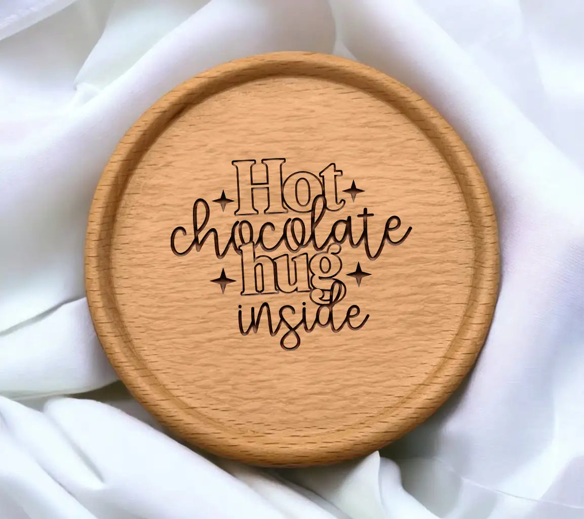  Hot Chocolate Hug SVG Design - Perfect for Cut Files & Projects SVG