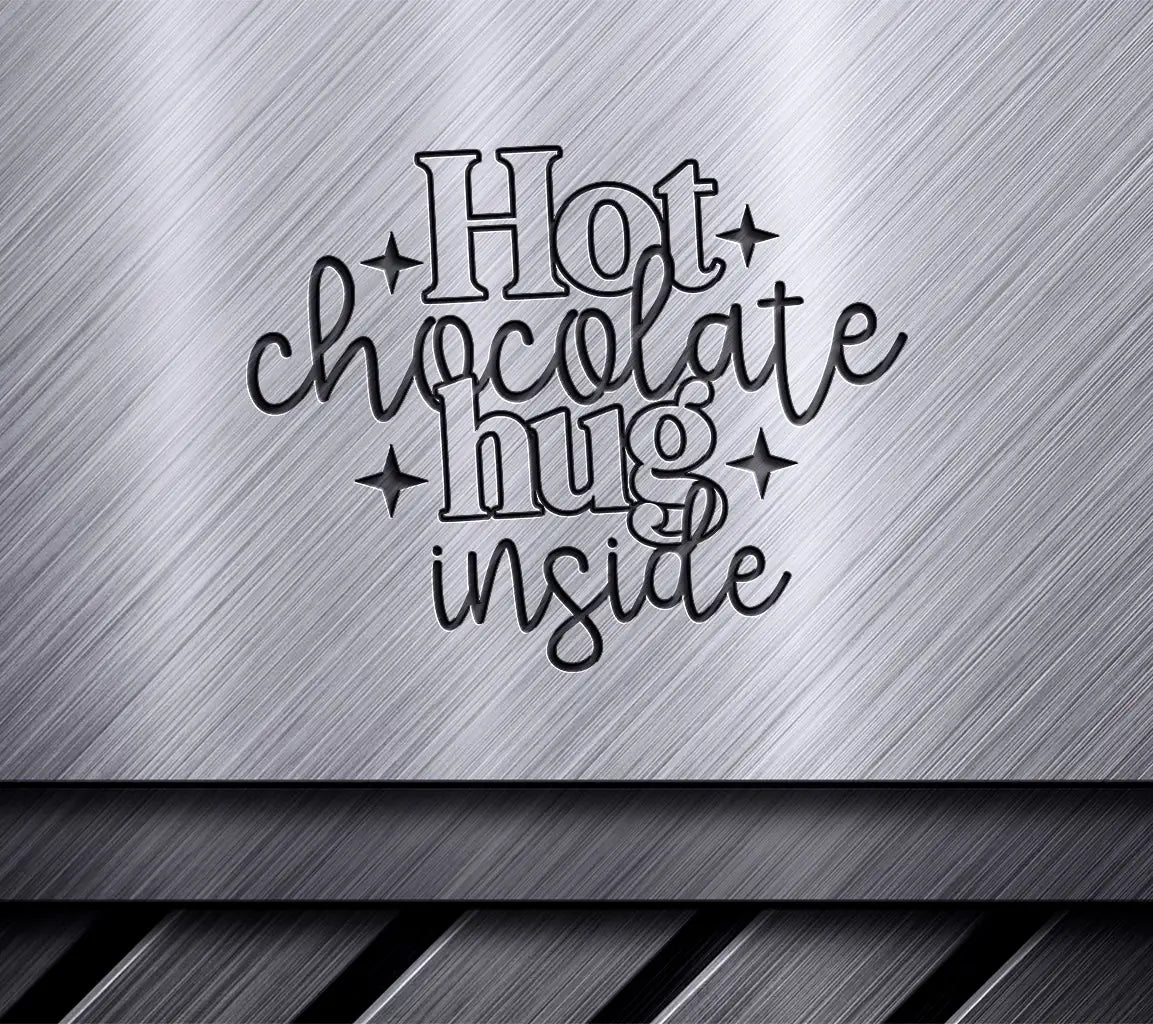  Hot Chocolate Hug SVG Design - Perfect for Cut Files & Projects SVG