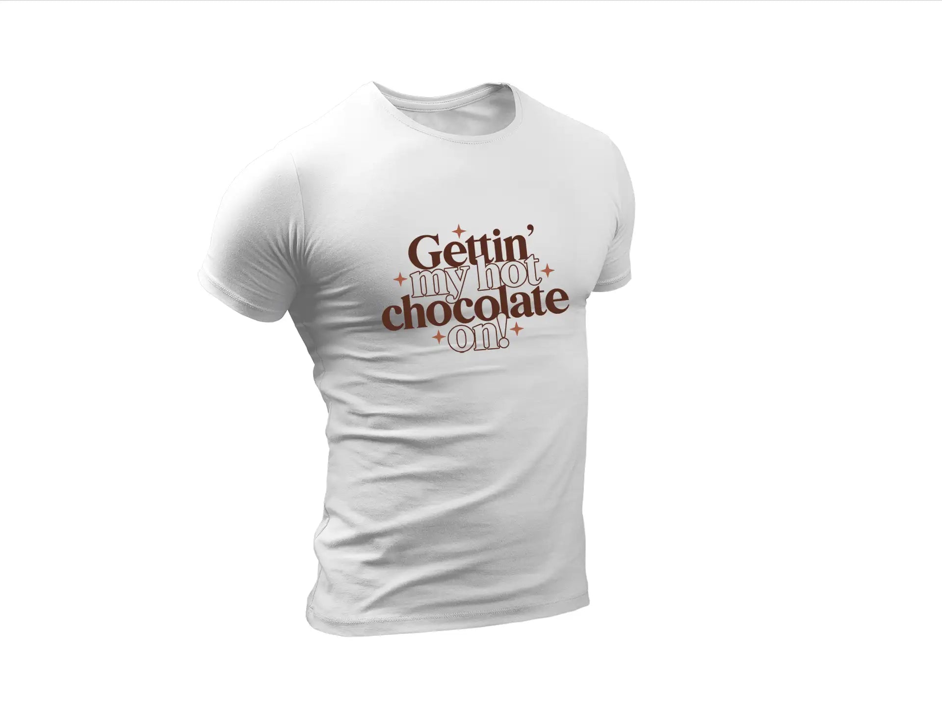 Gettin My Hot Chocolate On SVG Cut File - Huge Design SVG