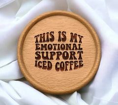 This Is My Emotional Support Iced Coffee SVG Cut File SVG