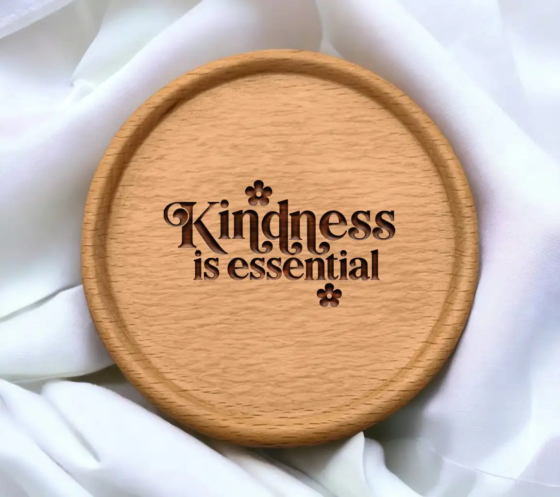 Kindness is Essential Flower SVG Cut File - Huge Design SVG