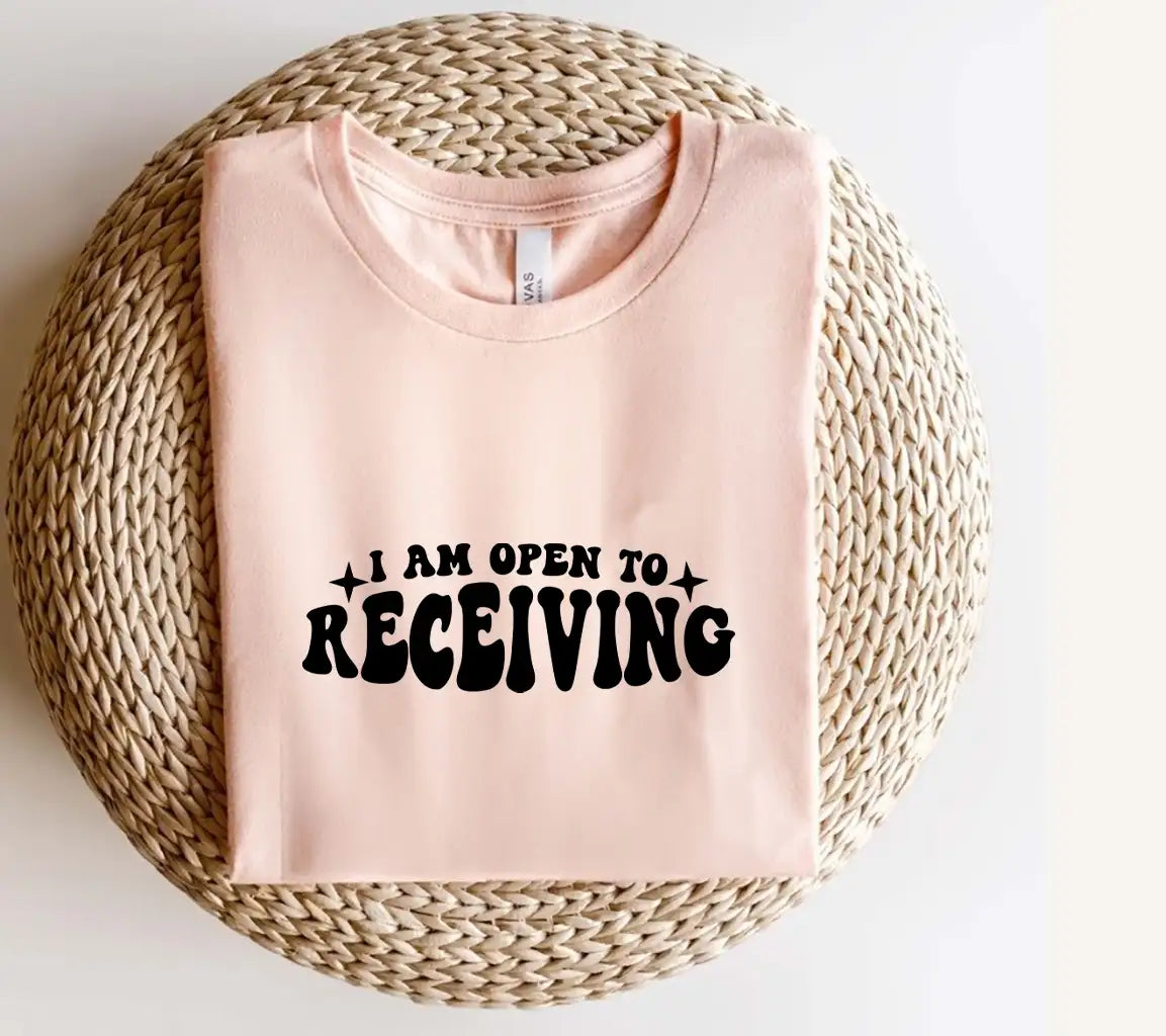 I Am Open To Receiving - Law of Attraction SVG Design SVG