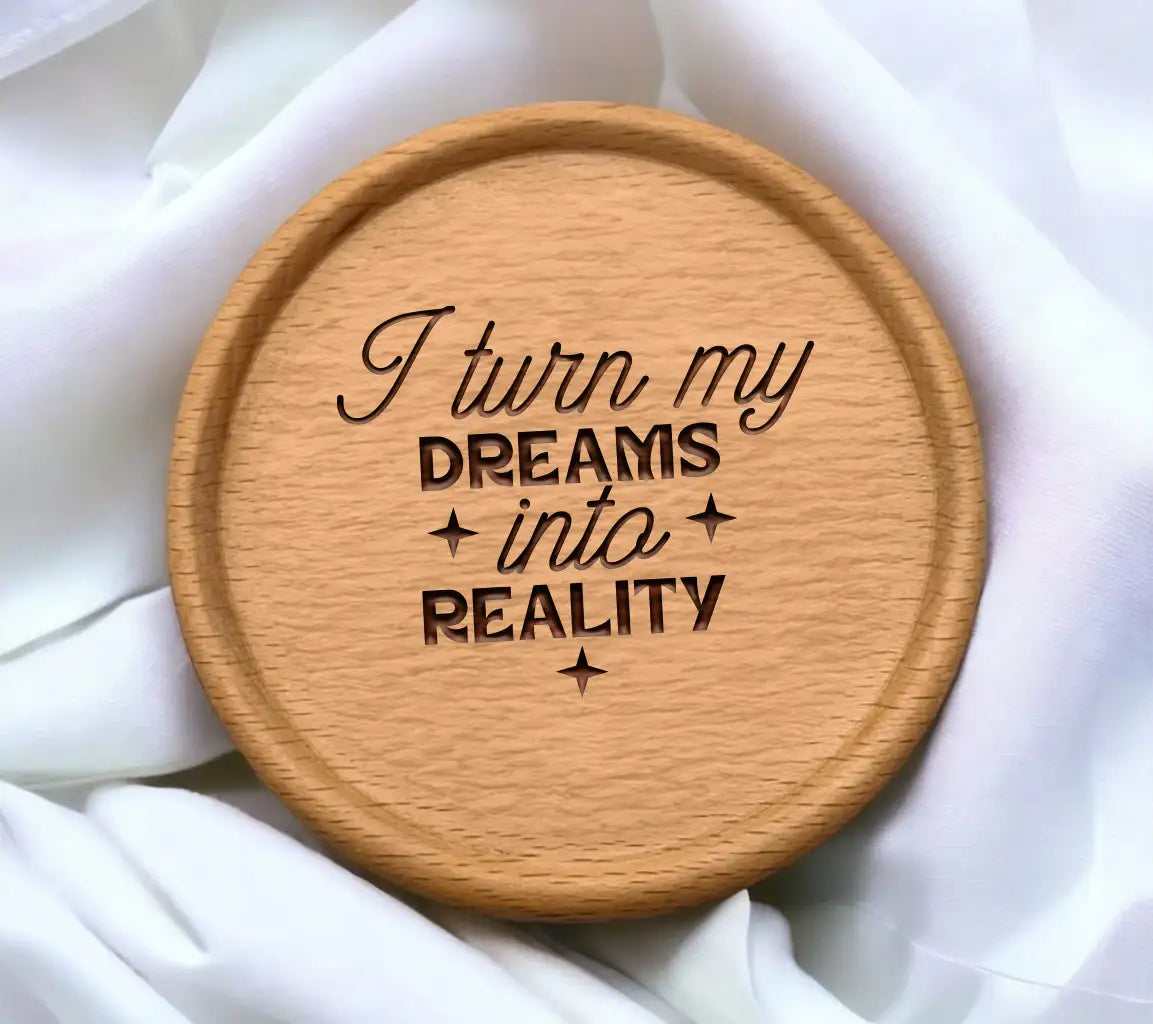 I Turn My Dreams Into Reality Law of Attraction SVG Poster SVG