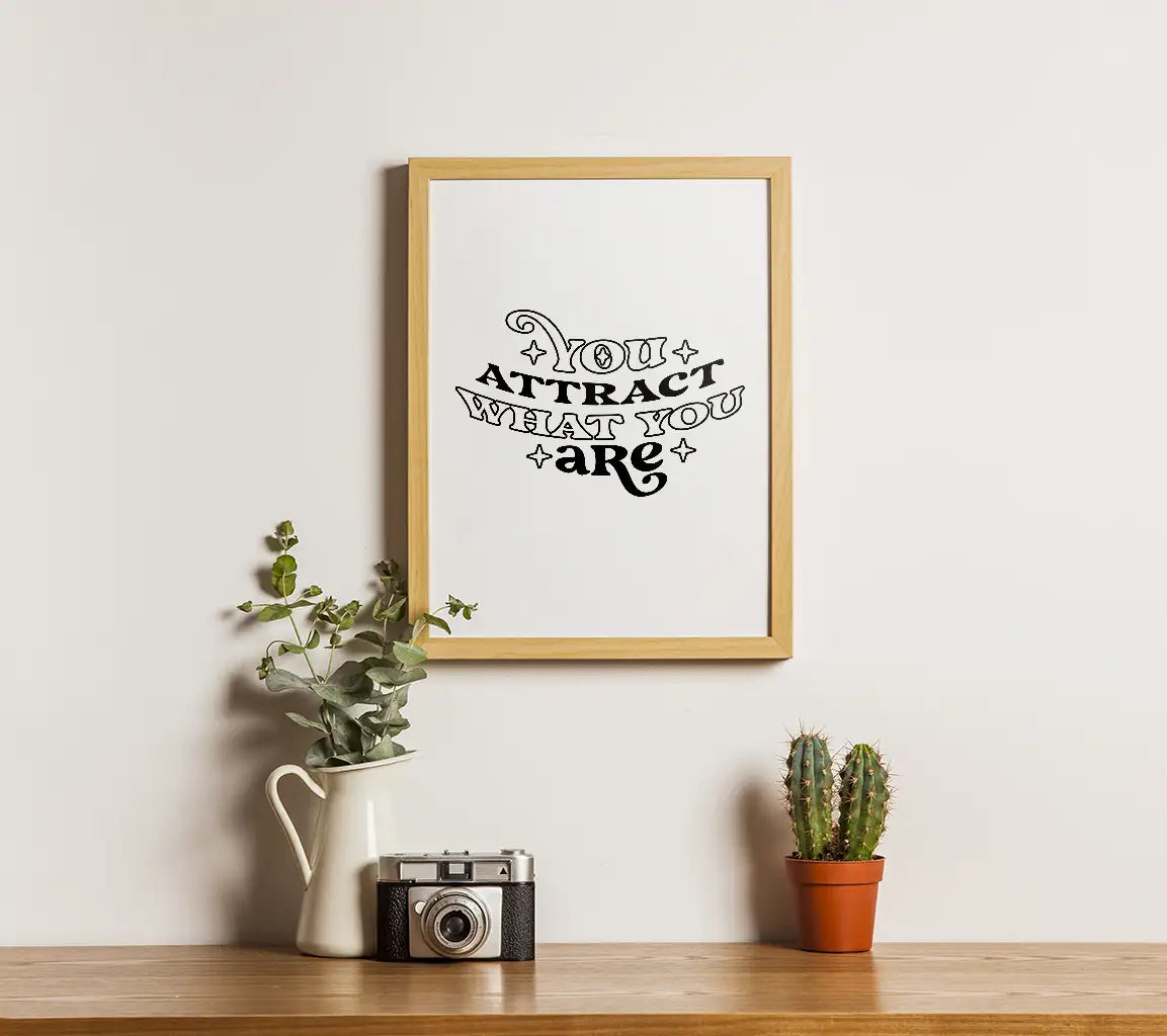 Law of Attraction  You Attract What You Are SVG Design SVG