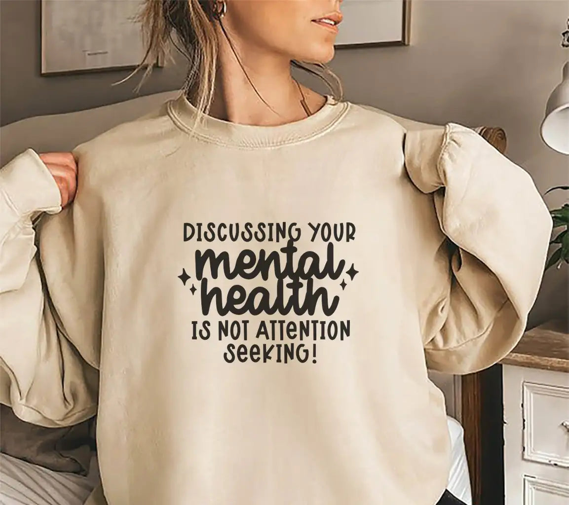 ## Discussing Your Mental Health SVG Not Attention Seeking SVG