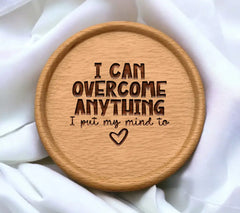 I Can Overcome Anything SVG - Motivational Quote Design SVG