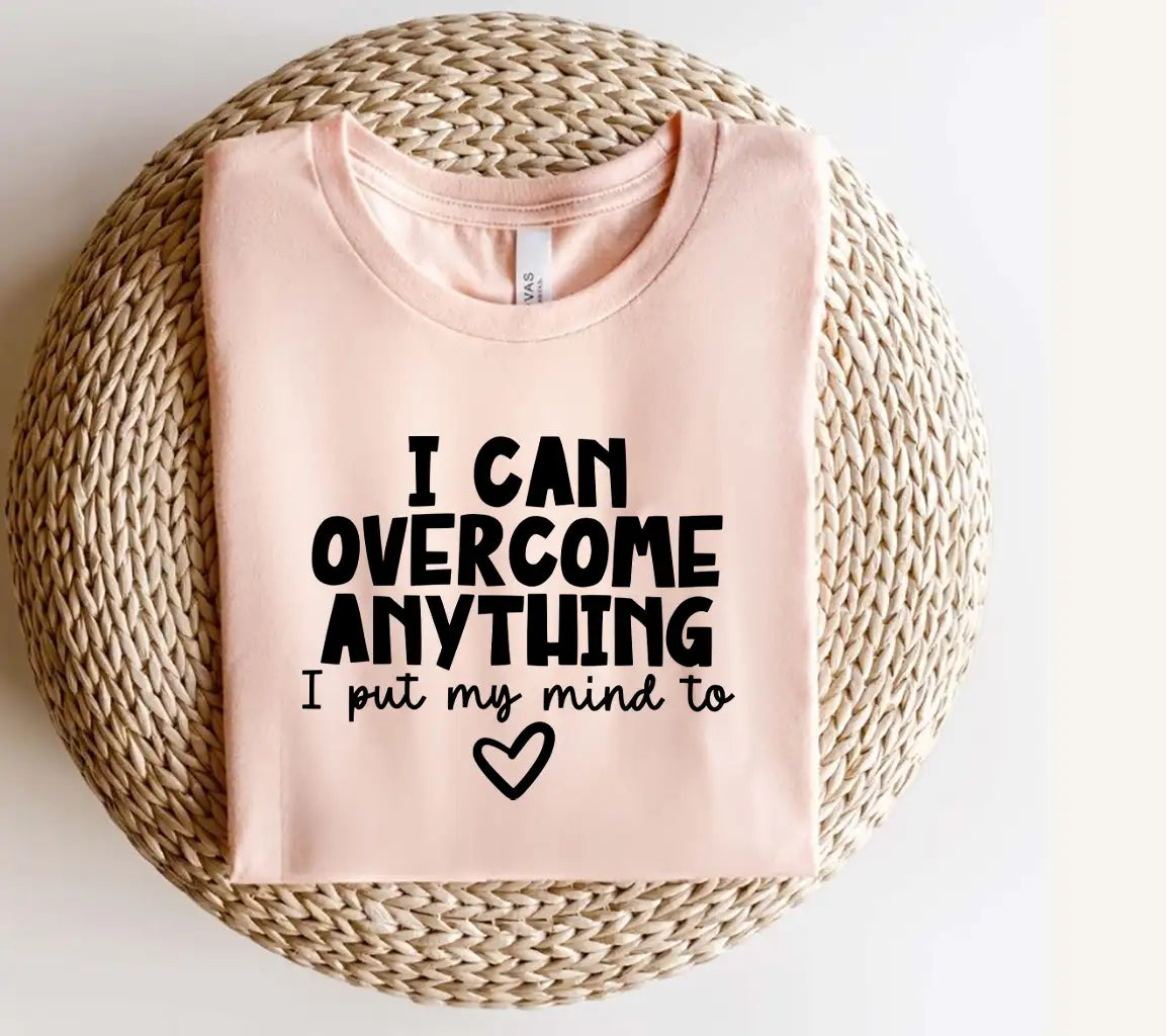 I Can Overcome Anything SVG - Motivational Quote Design SVG