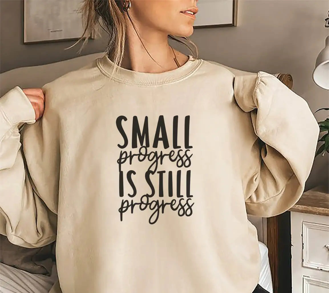 Small Progress Is Still Progress SVG - Mental Health Motivation Design SVG