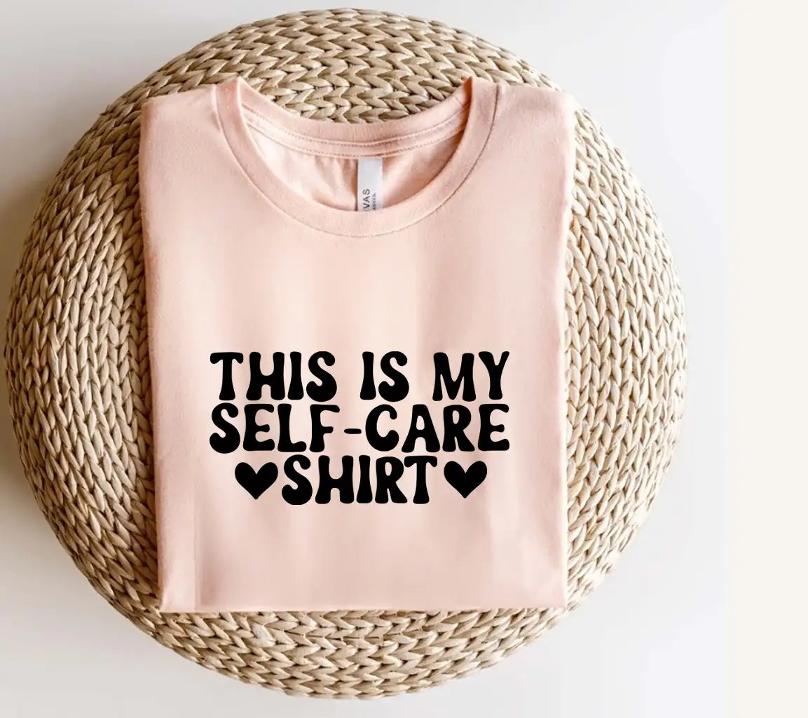  This Is My Self-Care Shirt SVG Design - Mental Health Awareness SVG