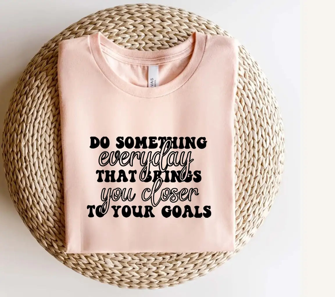 Do Something Everyday SVG - Goal Setting Poster Design SVG