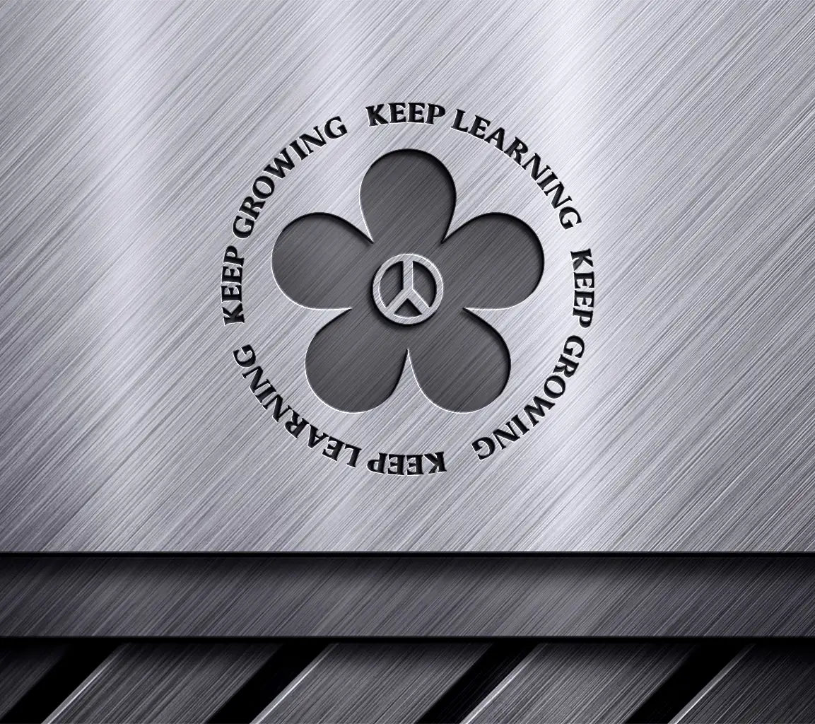  Flower Keep Learning, Keep Growing SVG for Notebooks SVG