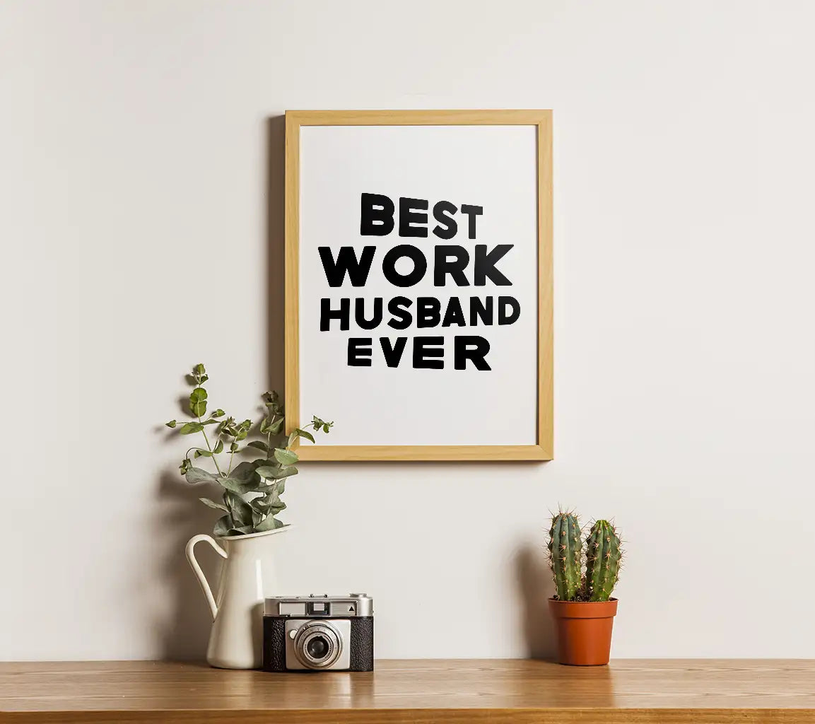 Best Work Husband Ever SVG -  Sign - Huge Officemug Design SVG