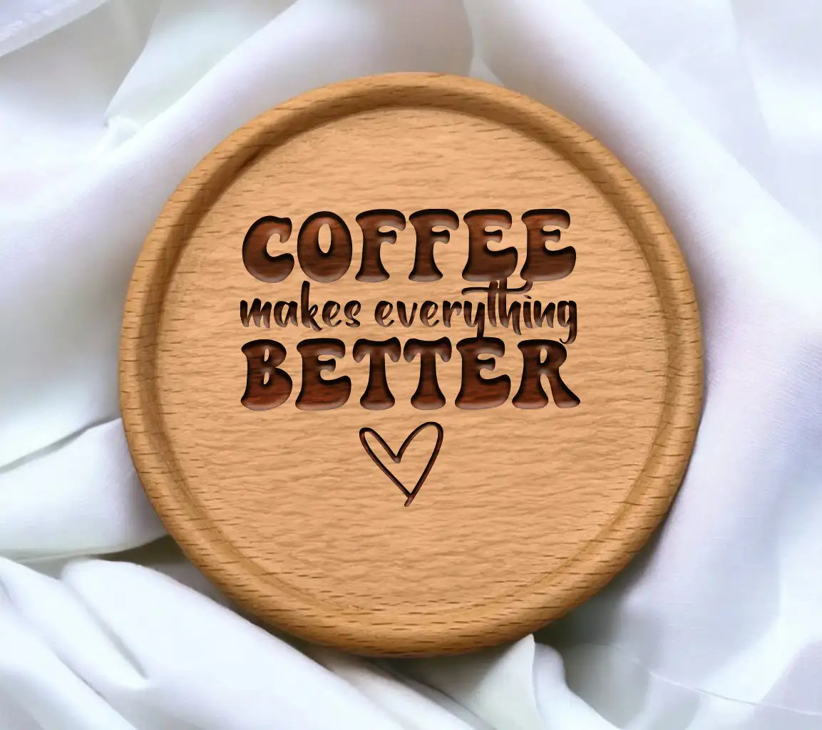 Coffee Makes Everything Better SVG Poster - Huge Office Mug Design SVG