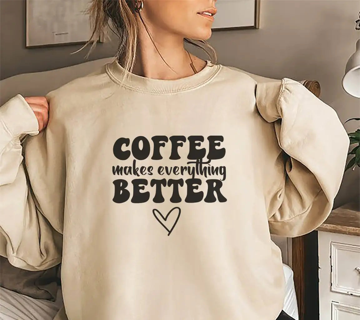 Coffee Makes Everything Better SVG Poster - Huge Office Mug Design SVG