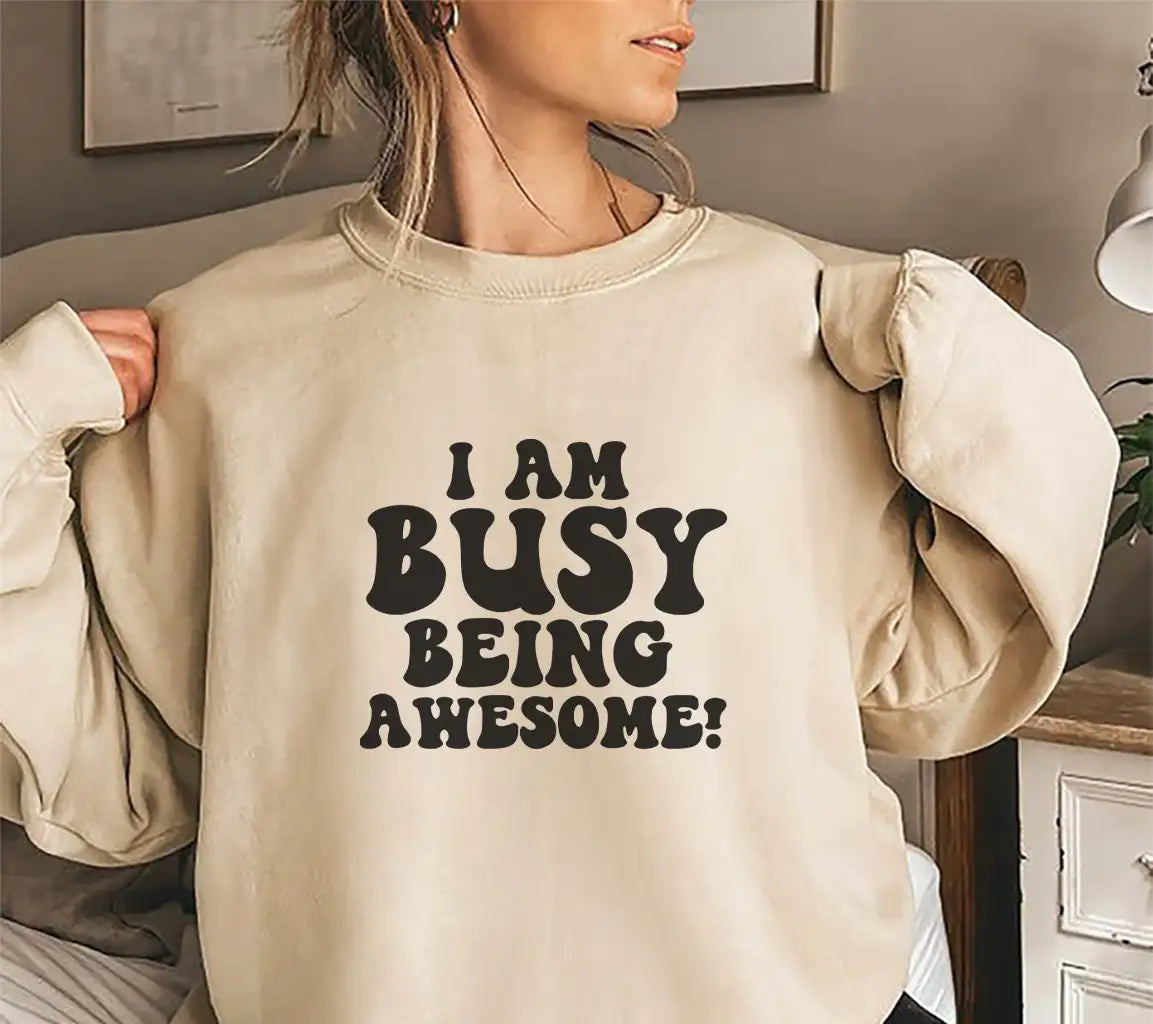 I Am Busy Being Awesome SVG - Huge Office Mug Design SVG