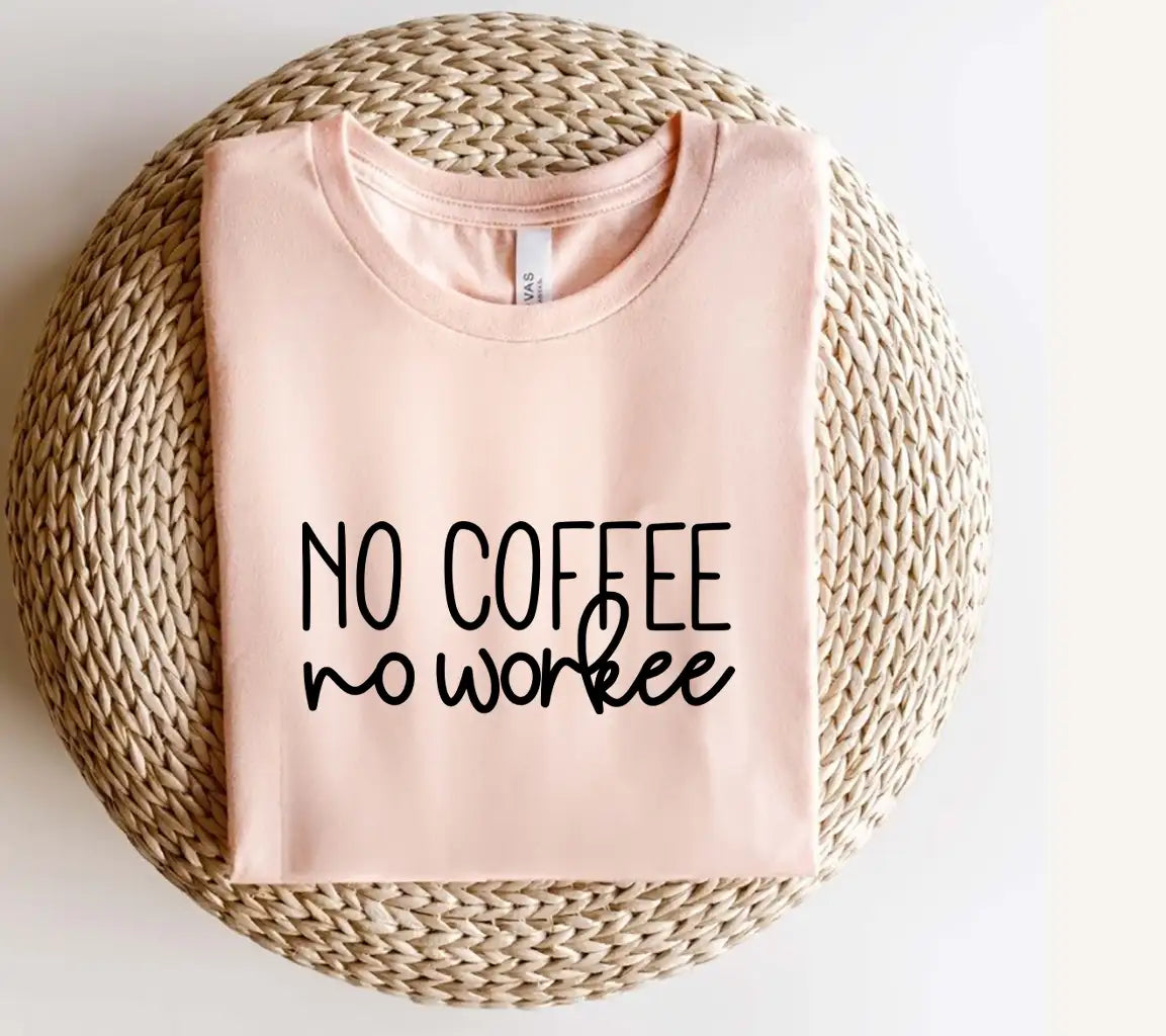 No Coffee No Workee SVG - Funny Office Mug Design SVG