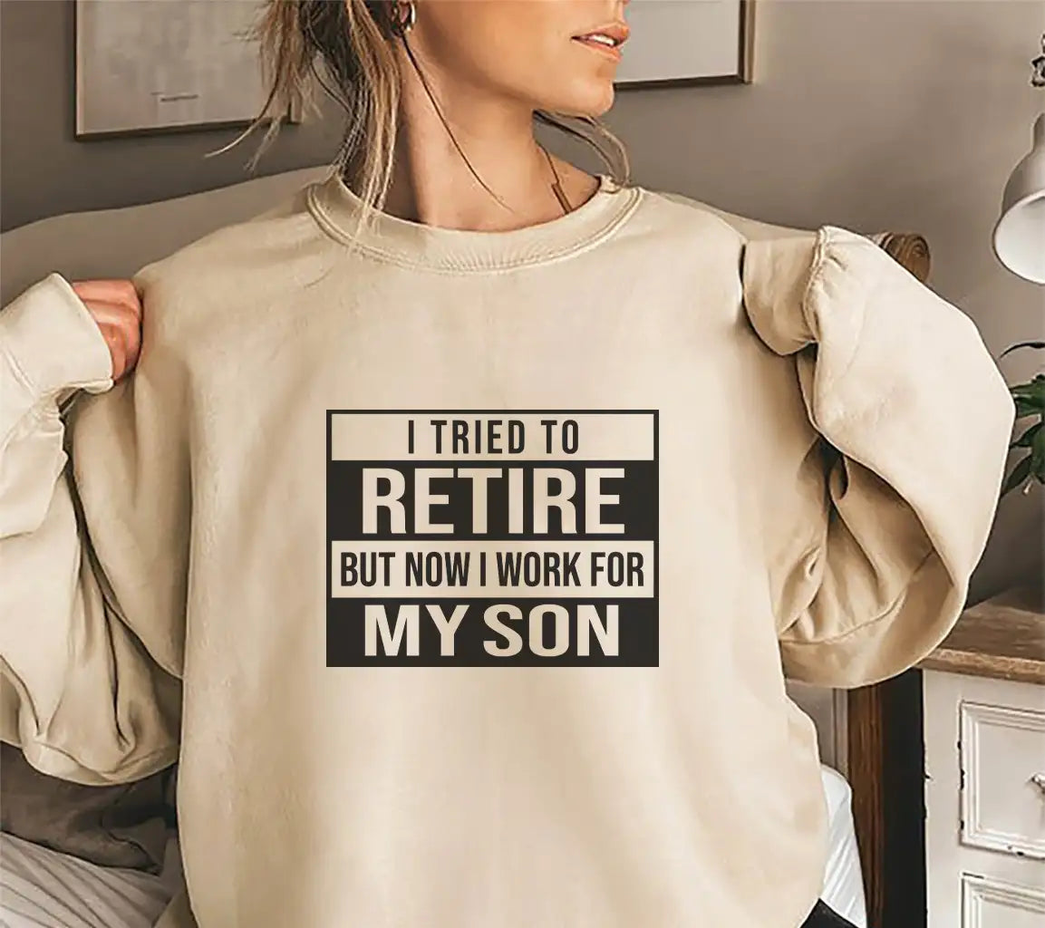 I Tried To Retire But Now I Work For My Granddaughter - Funny Retirement SVG SVG