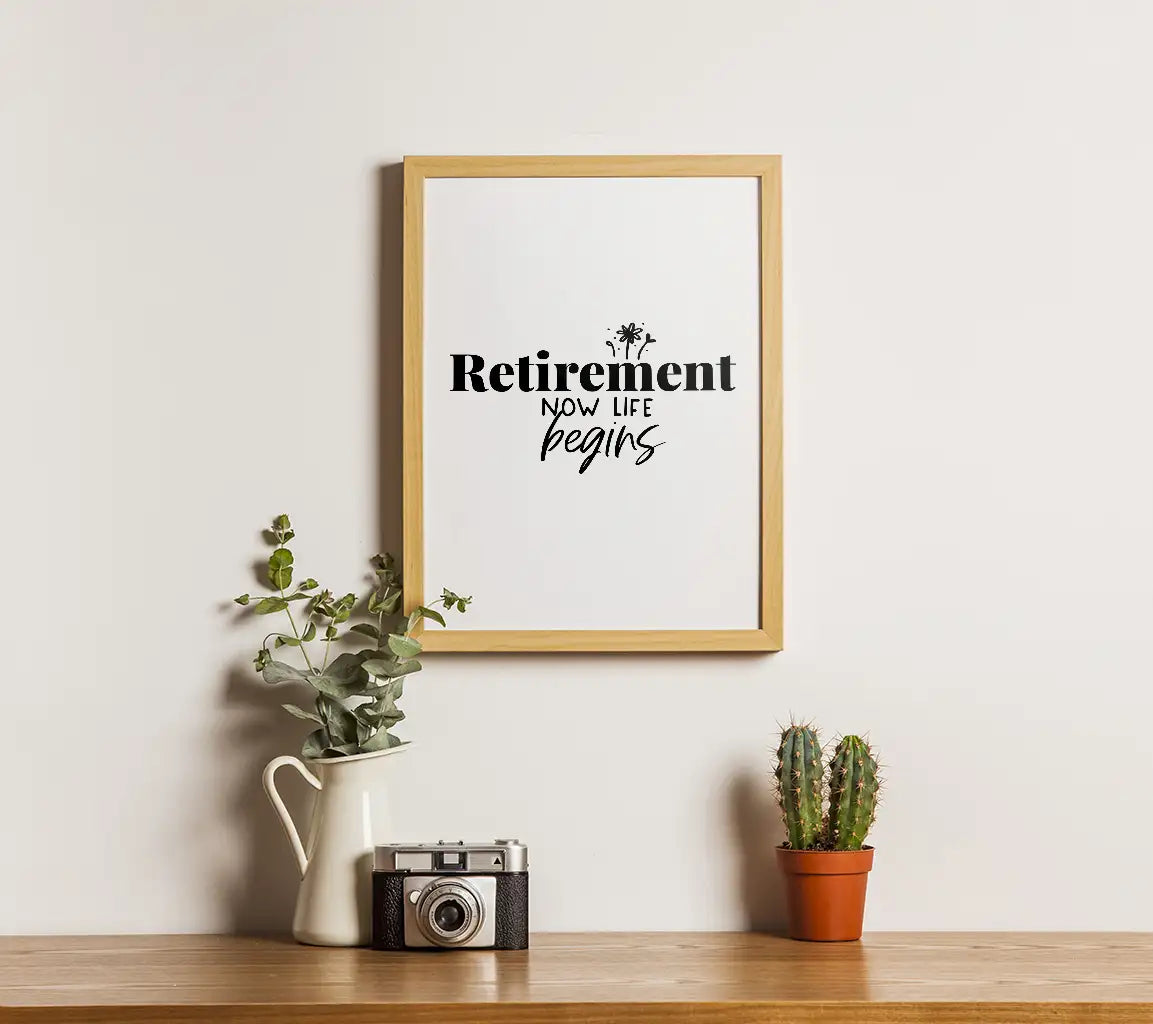 Retirement Now Life Begins SVG Cut File SVG