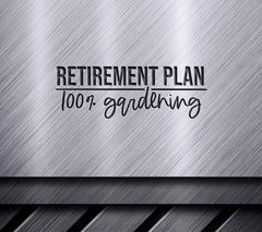 Retirement Plan 100% Gratifying SVG Design - Huge & Customizable SVG