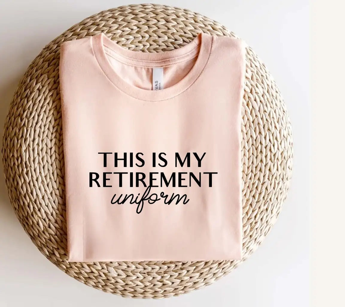 Retirement Uniform SVG - Funny This Is My Retirement Uniform Sign SVG