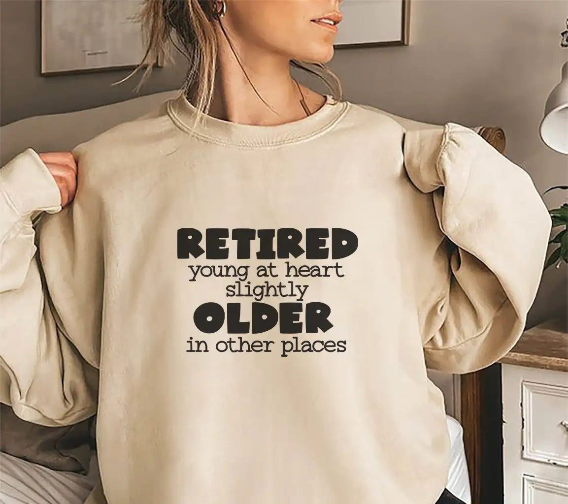 Retired Young at Heart, Slightly Older in Other Places SVG SVG