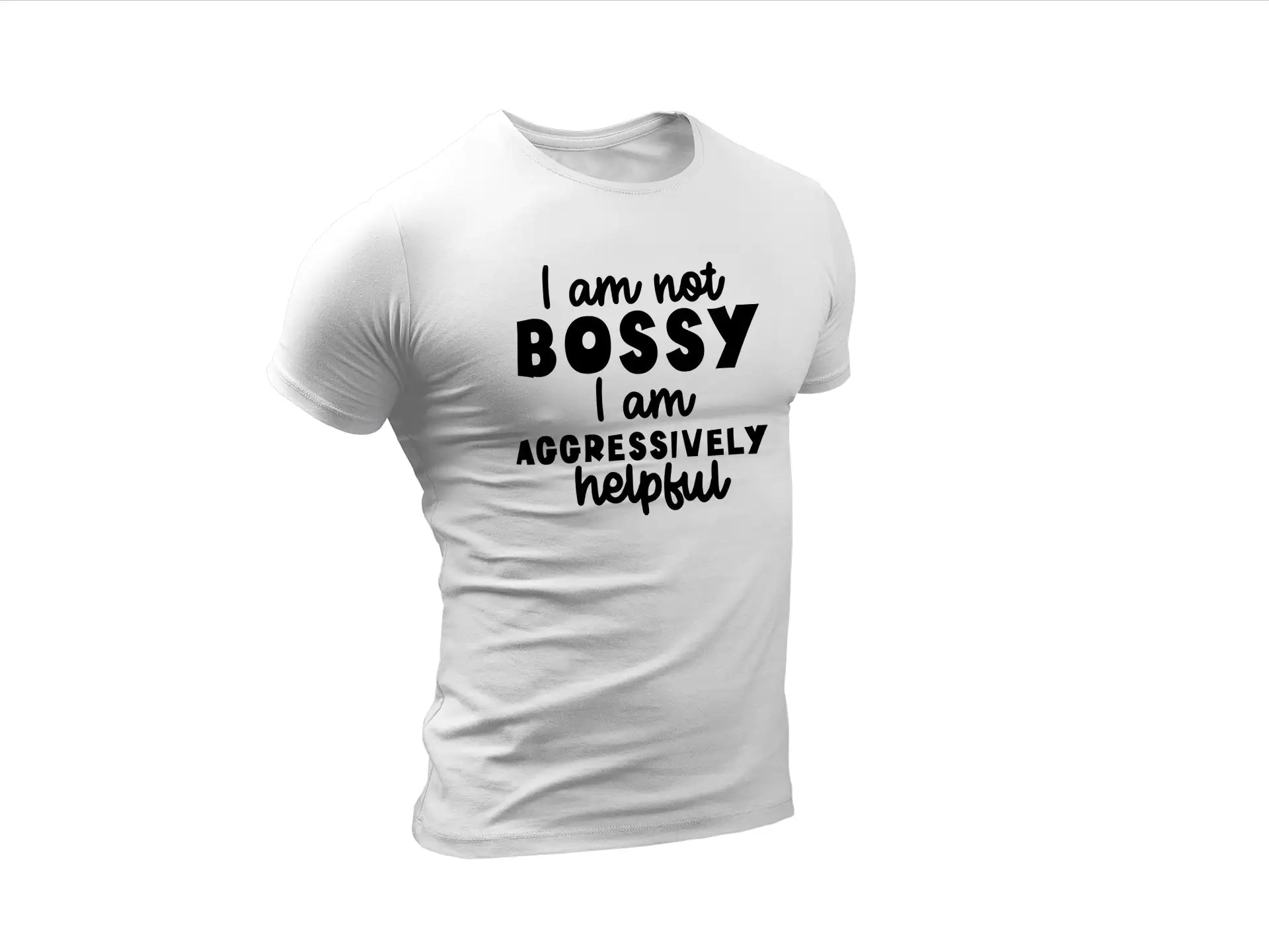 Im Not Bossy, Im Aggressively Helpful SVG - Sarcastic Quote Design SVG