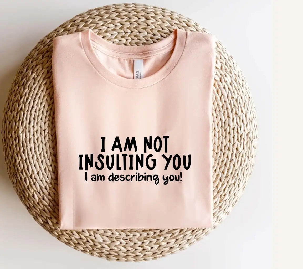 Im Not Insulting You, Im Describing You Sarcastic Quote SVG SVG