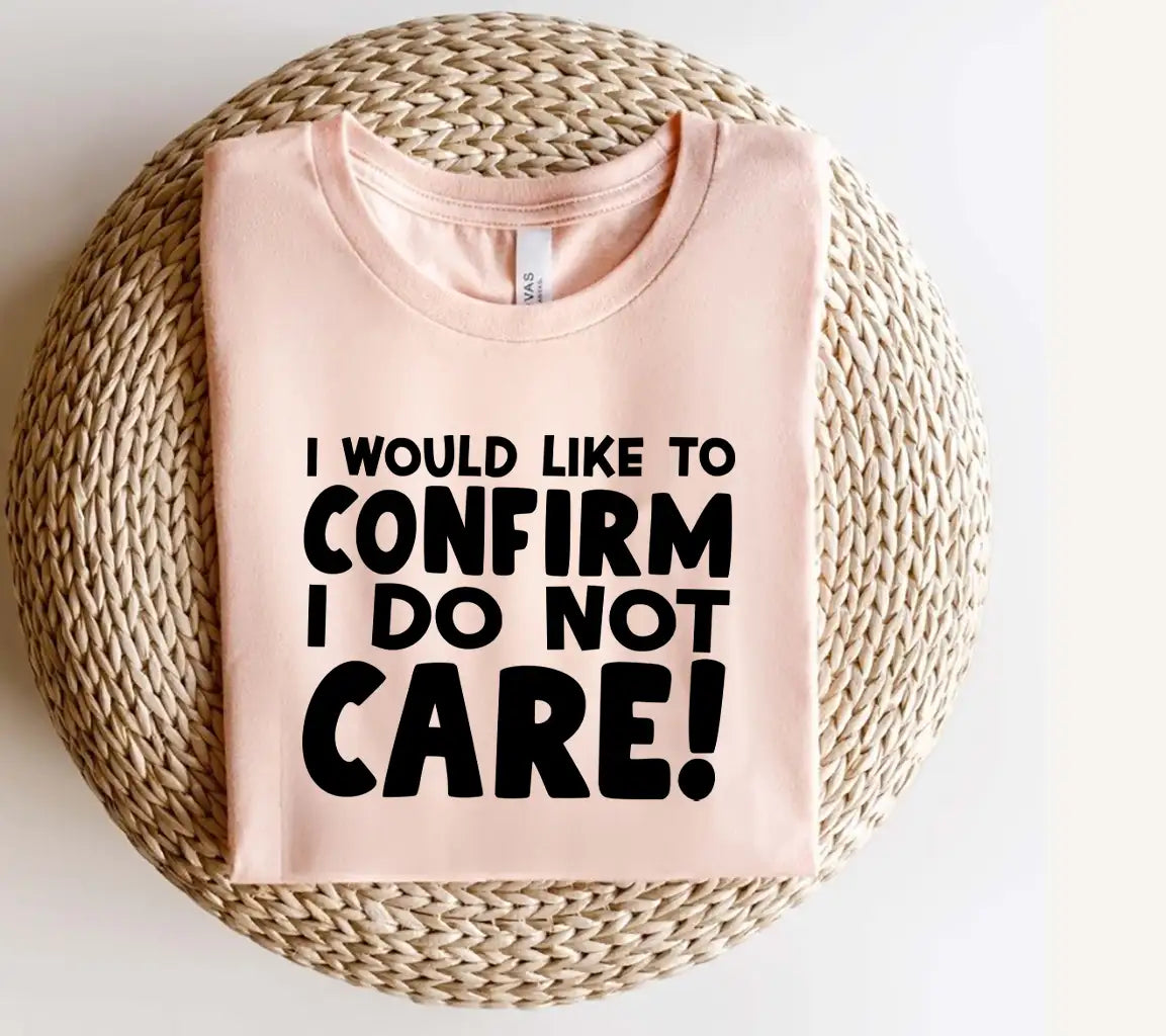 I Dont Care Sarcastic SVG Design - Huge & Funny SVG