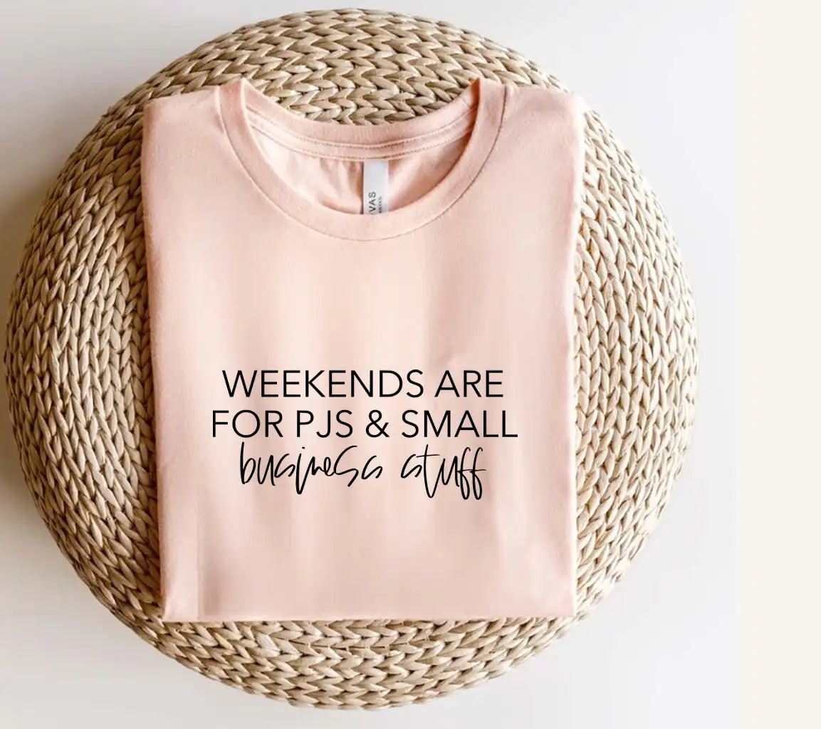 Weekend PJs & Small Business SVG - Huge Design for Business Owners SVG