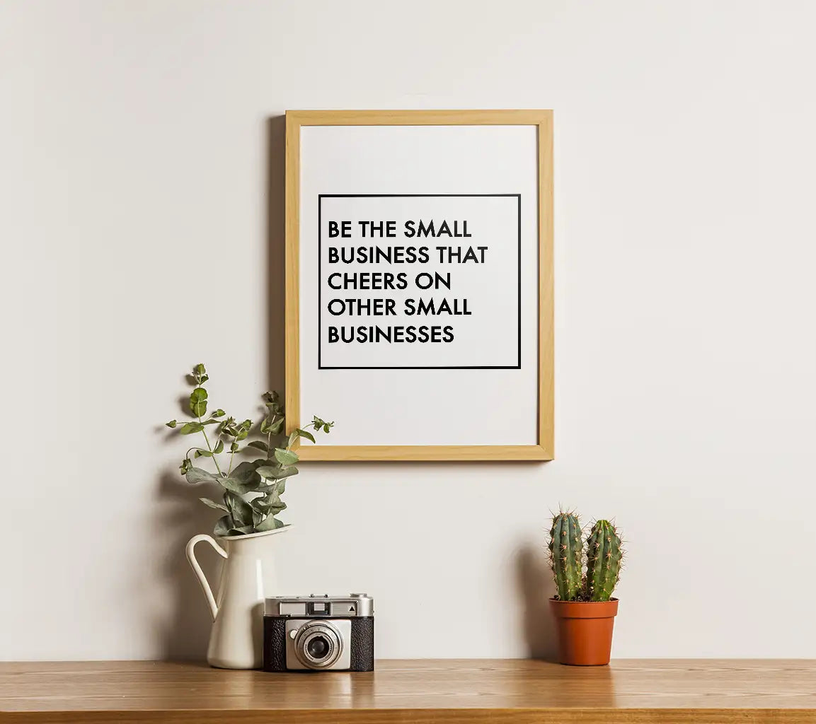 ## Cheer On Other Small Businesses SVG - Support Local Business Poster SVG