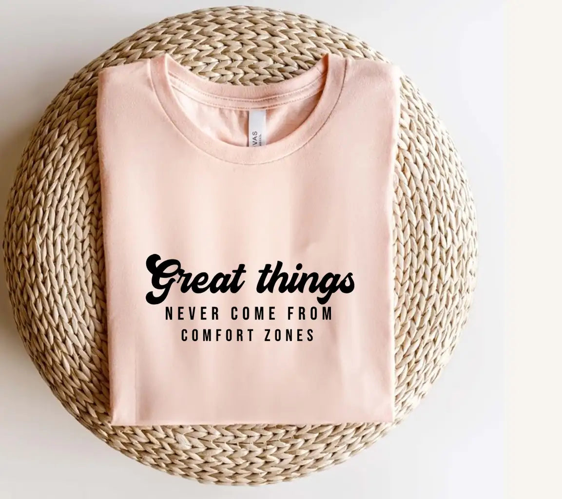 Great Things Never Come From Comfort Zones SVG Design -  Small Business Owners SVG