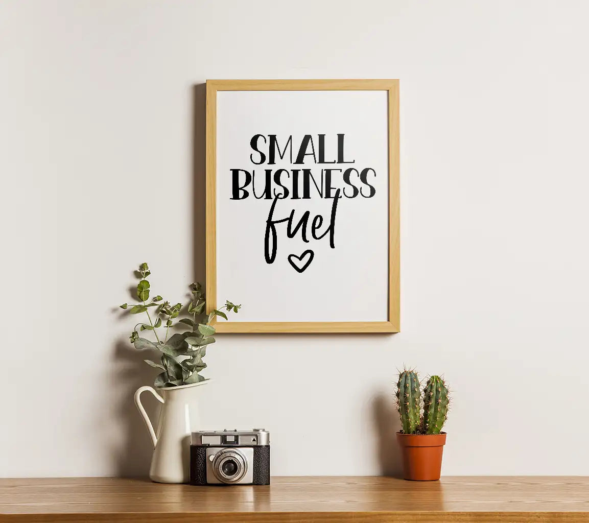 Small Business Fuel SVG - Heart Sign Design SVG