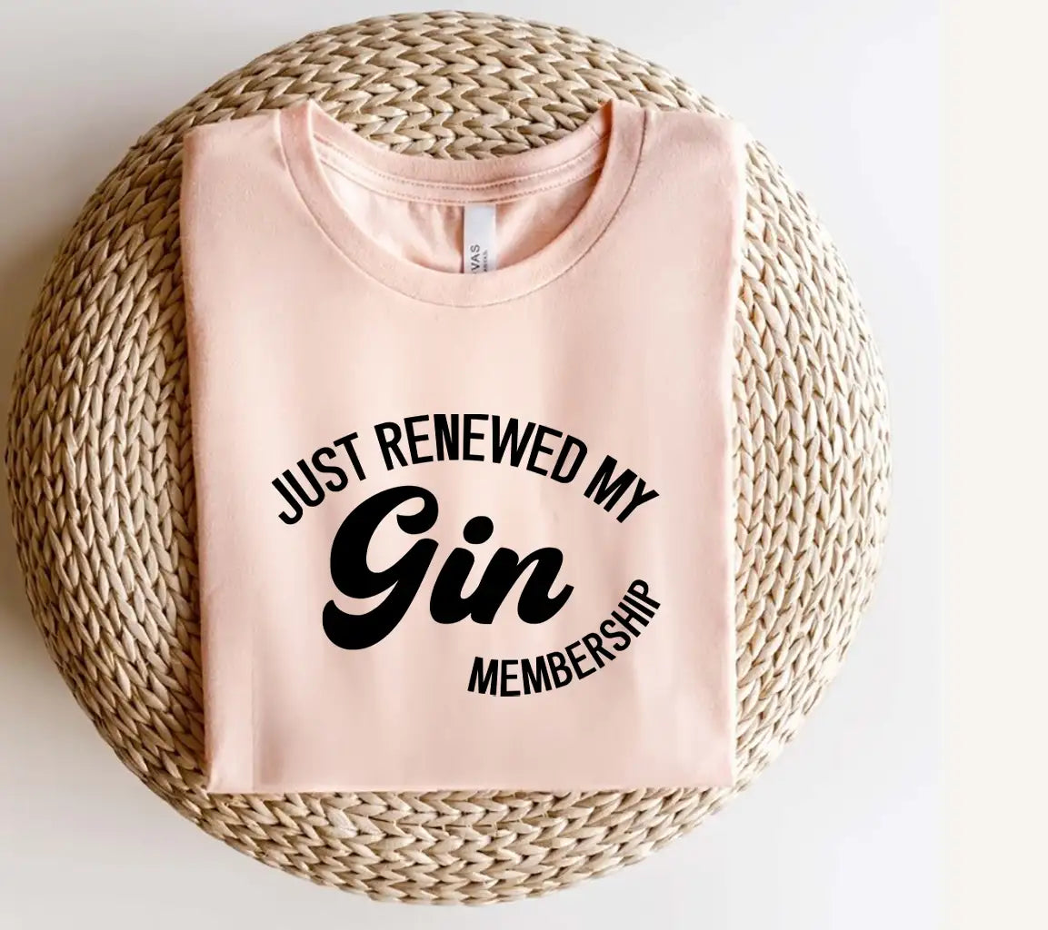 Just Renewed My Gin Membership - Huge Tote Bag SVG Design SVG