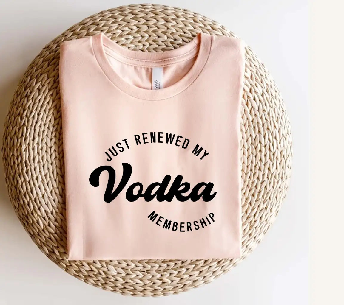 Just Renewed My Vodka Membership SVG Tote Bag Design SVG