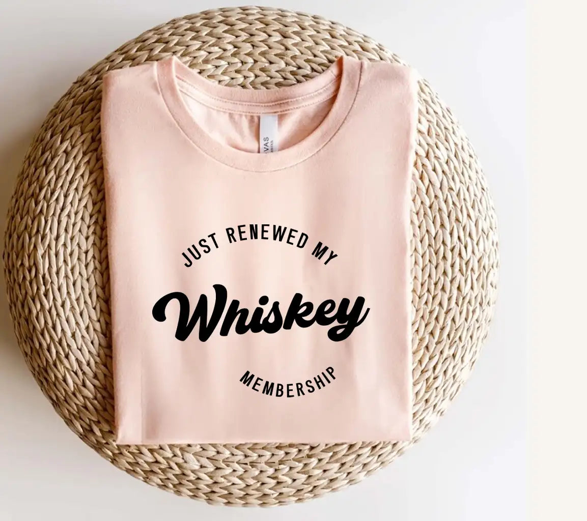 Just Renewed My Whiskey Membership SVG Tote Bag Design SVG