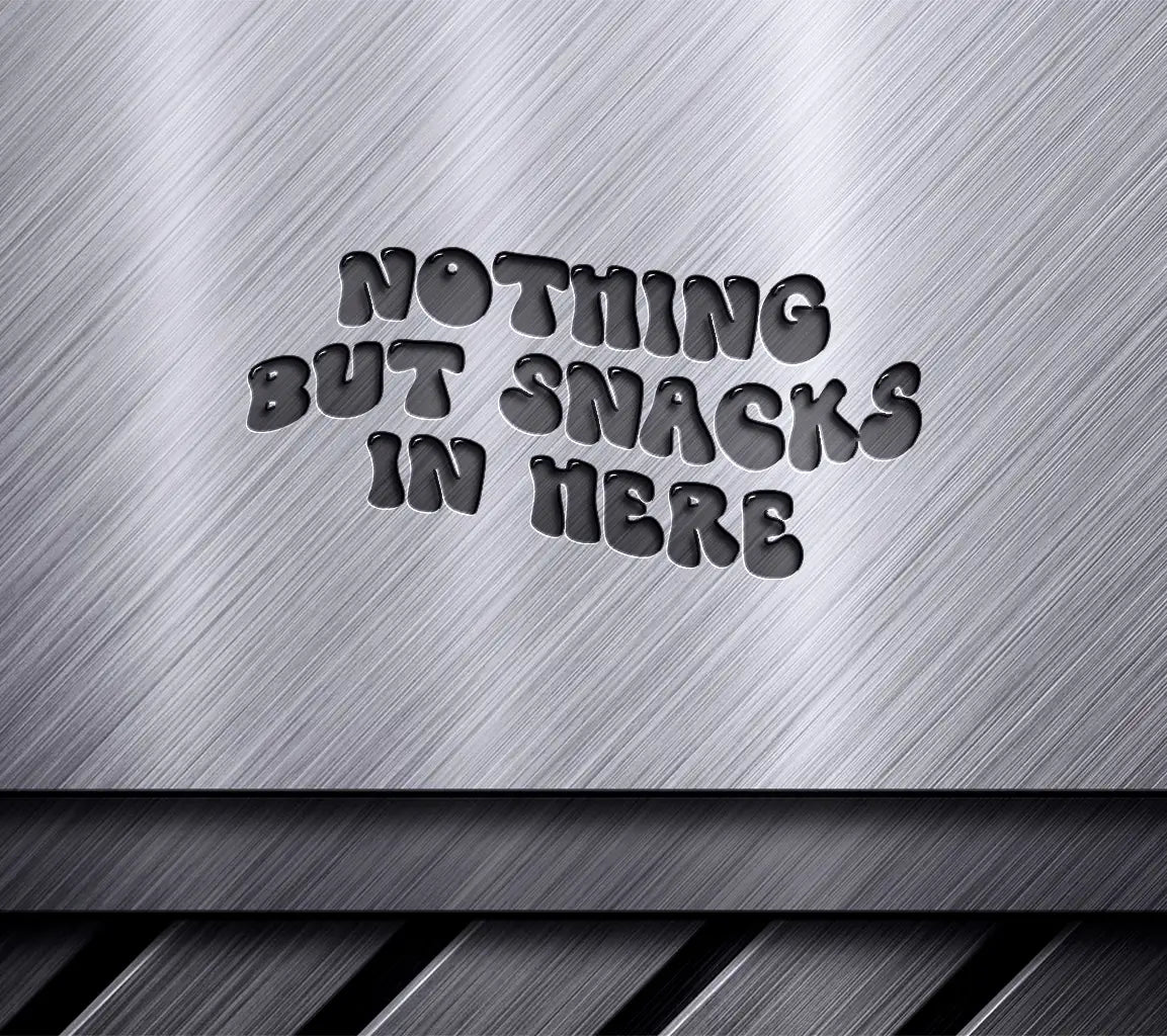 Huge Tote Bag SVG Design Nothing But Snacks In Here SVG