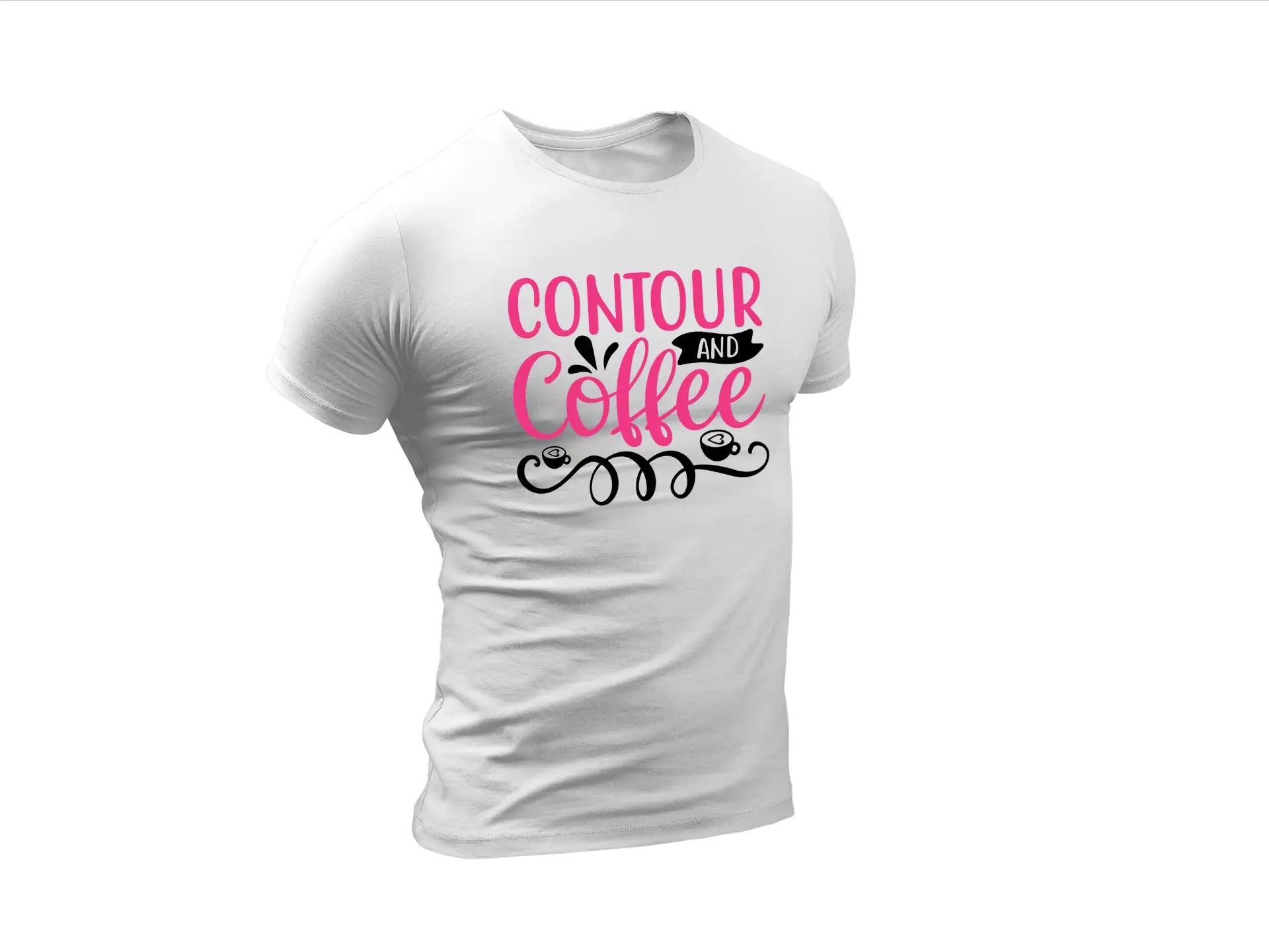 Contour & Coffee Pink & Black SVG Design SVG