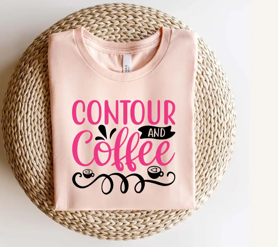 Contour & Coffee Pink & Black SVG Design SVG