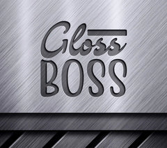 Gloss Boss Lip Gloss SVG Design - White Background SVG